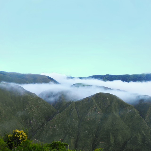 8 mountains across in summer